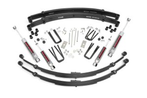 Toyota Pickup Suspension Lift Kit - Front + Rear - Rough Country - Rough Country 3 Inch - '84-'85